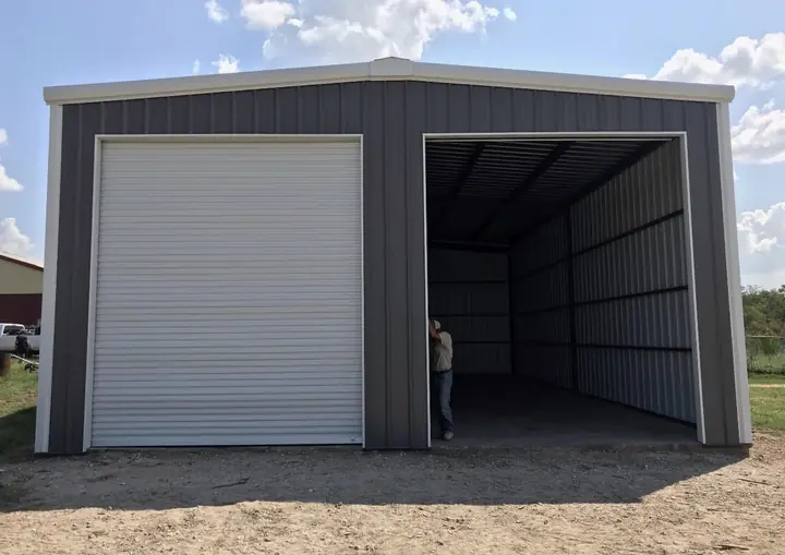 Charcoal shop with one open bay