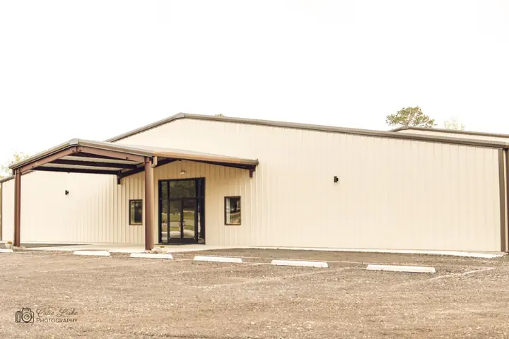 Church built as a metal building